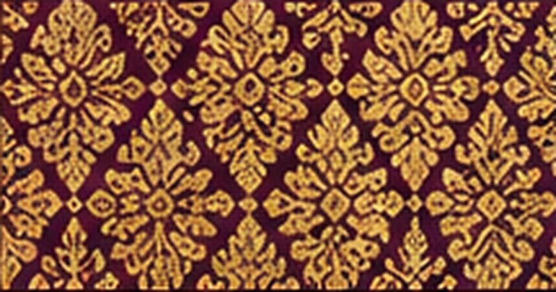 Ilustrasi Songket Palembang dari Sumatera Selatan