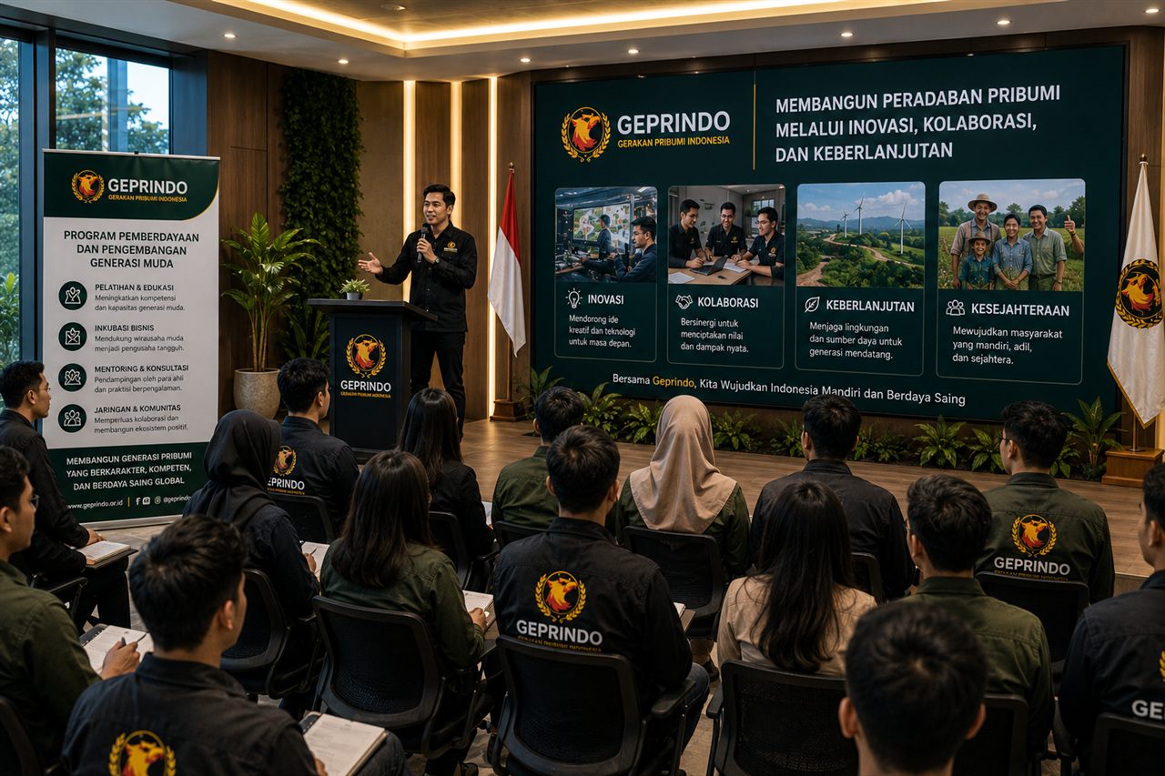Pemaparan program GEPRINDO di hadapan peserta